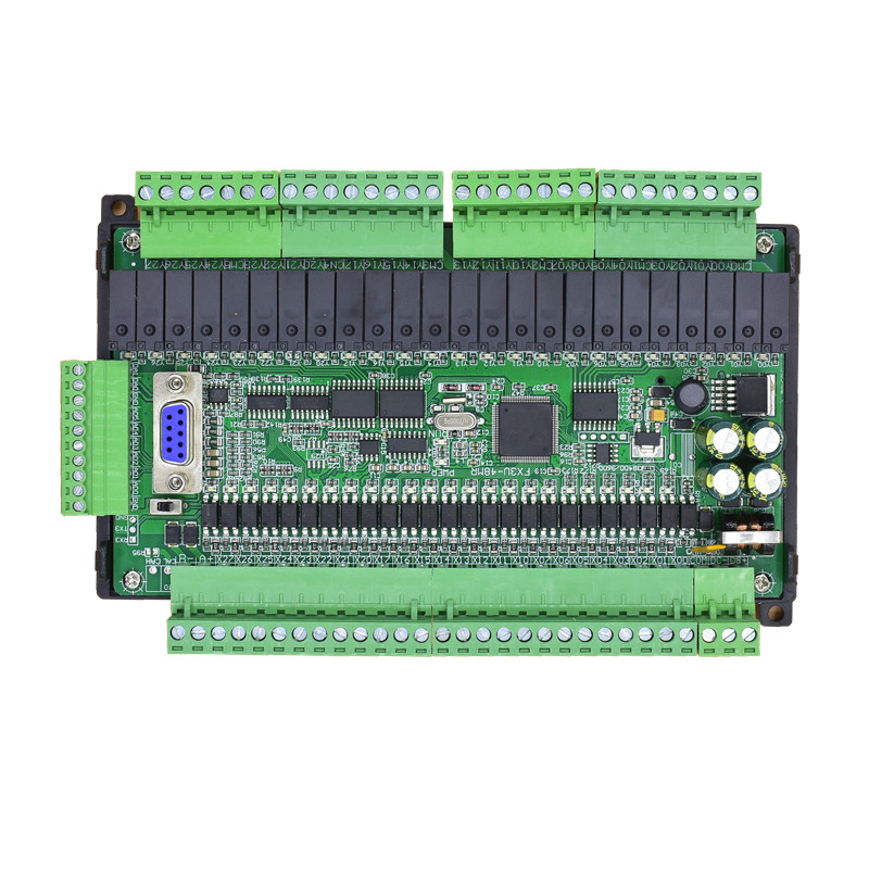 plc工控板控制器国产fx3u-48mr/mt可编程微小型简易plc控制器