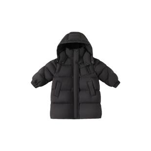 INSbobo男童羽绒服秋冬长款三防羽绒外套男孩羽绒服90白鸭绒冬装