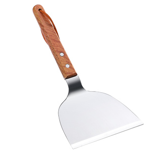 不锈钢煎铲煎饼摊的刮子果子工具神器料理铲烙饼铁板烧煎鸡蛋铲子