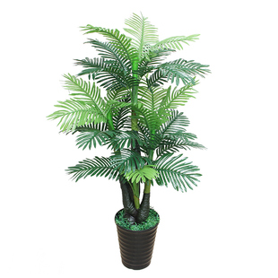 服装店仿真植物绿植客厅假花摆件落地盆栽假发财树室内散尾葵盆景
