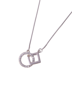 环环相扣锁骨链高级设计感女项链