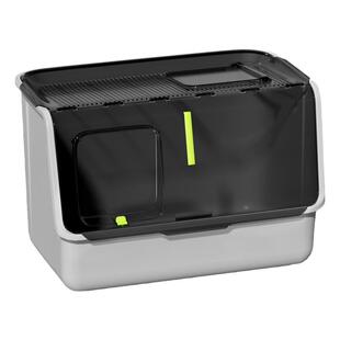 猫沙盆大型猫防外溅半封闭式巨型猫砂盆超大号猫厕所全封闭防臭