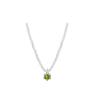 【自营】daisy beauty璀璨之心项链S925银满天星链镶锆锁骨链礼物