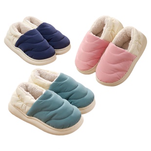 巴拉巴拉儿童棉拖鞋包跟男女童加绒加厚宝宝棉鞋暖秋冬家居鞋室内