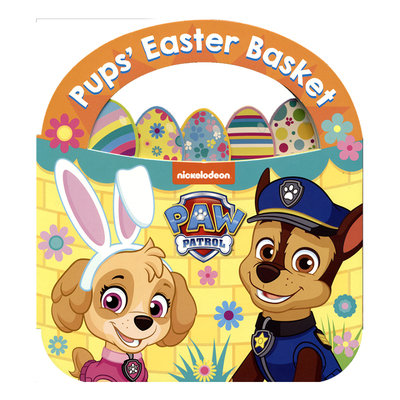 Paw Patrol Pups Easter Basket 汪汪队立大功 复活节彩蛋寻宝游戏 便携提篮 纸板书 益智活动 2-5岁 英语启蒙 亲子互动 英文原版