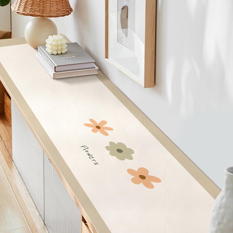 电视柜桌垫餐边柜保护垫防水桌面垫玄关鞋柜防尘防脏垫台面保护垫