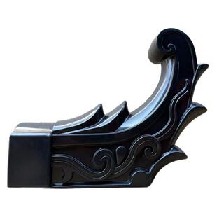 树脂瓦高脊屋顶翘角脊瓦龙头高方正脊龙头仿古瓦翘树脂瓦配件翘脚