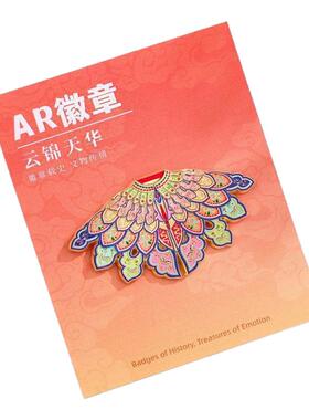AR云肩龙袍金属徽章胸针别针书包