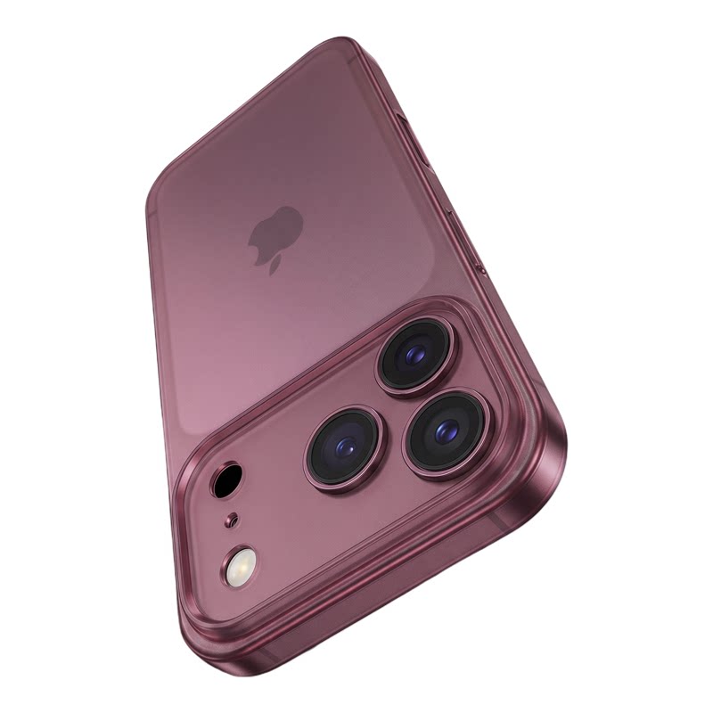 【phone18】官方酒红色手机壳
