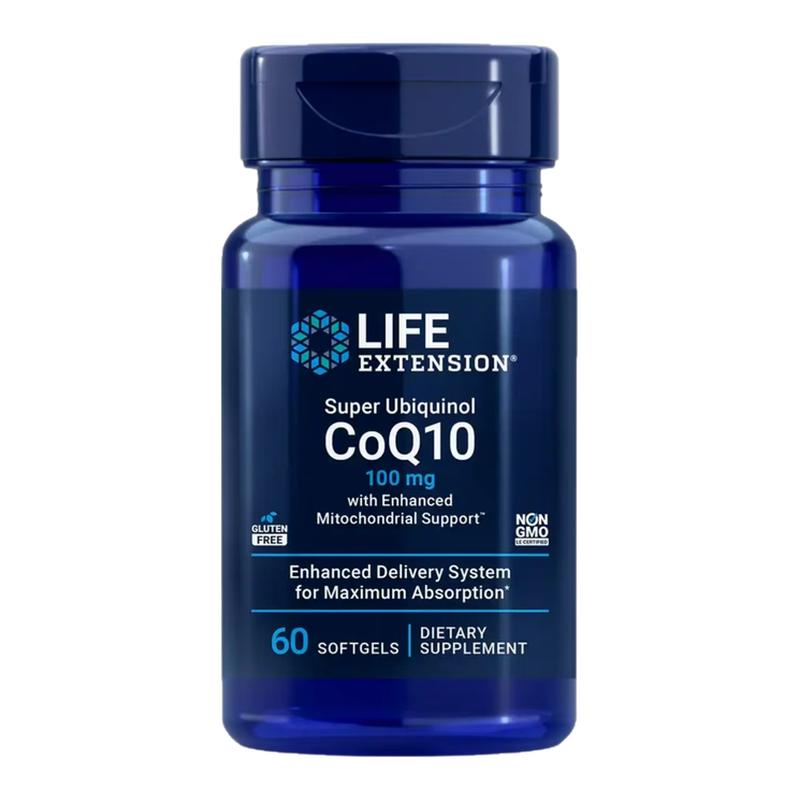 life extehsion还原型辅酶Q1060粒泛醇备孕100mg美国进口辅酶
