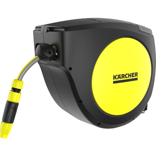 德国卡赫自动伸缩回收水管车架花园浇花浇水喷头水枪收纳架卷管器