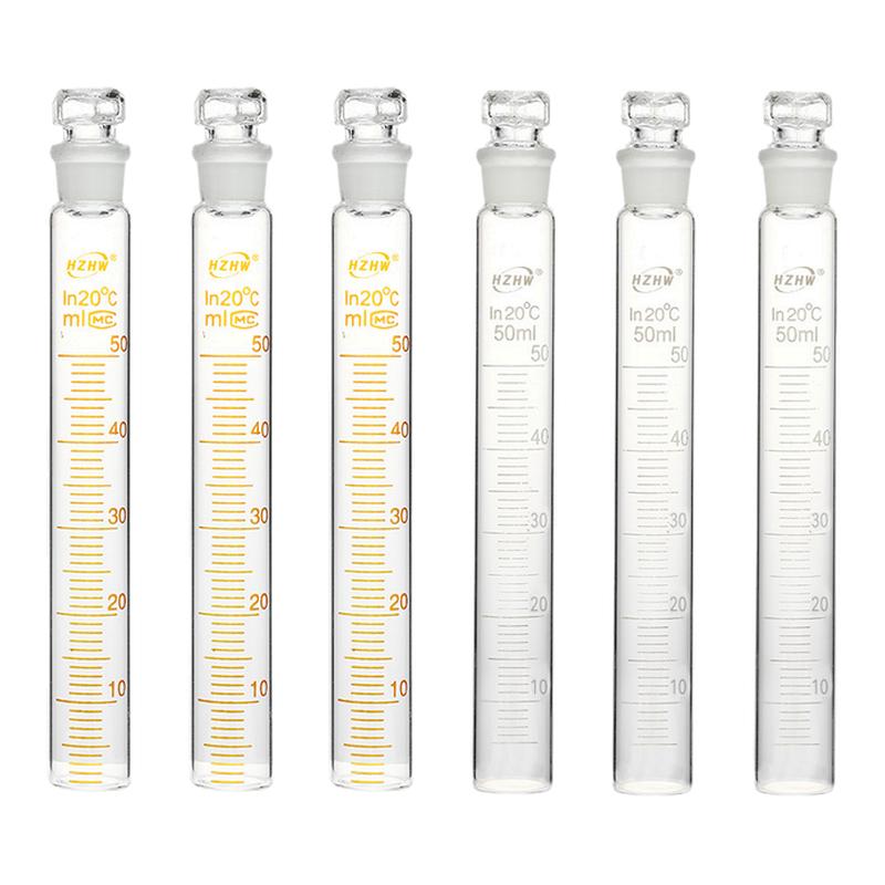 全刻度具塞比色管A级过检高硼硅玻璃全刻度比色管10 25 50 100ml