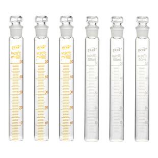 全刻度具塞比色管A级过检高硼硅玻璃全刻度比色管10 25 50 100ml