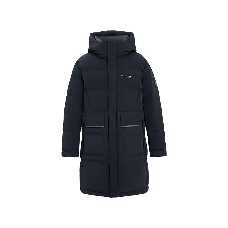 雪伦男中长款鹅绒服户外工装外套