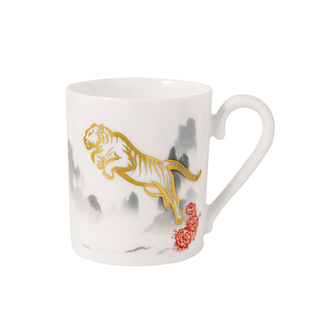 Villeroyboch德国唯宝进口骨瓷马克杯咖啡杯水杯中式虎年生肖杯子