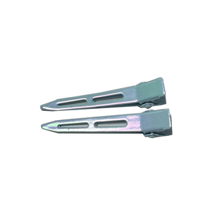 薄荷绿夏天~自制两件套珠光彩色发夹侧边无痕刘海鸭嘴夹化妆发饰