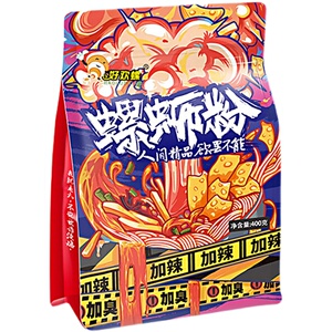 好欢螺螺蛳粉加辣加臭400g*10袋装广西柳州正宗速食粉丝宿舍夜宵
