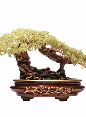 天然招财客厅书房乔迁礼品摇钱树