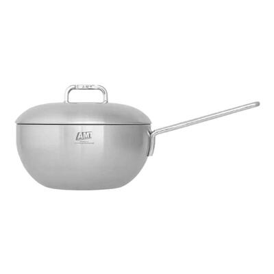 韩国直邮Amt Gastroguss煮锅Sharp系列炖锅316Ti不锈钢平底锅24cm