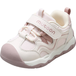 牧童宝宝学步鞋2025秋冬新款女童软底防撞稳护鞋婴儿保暖男童鞋子