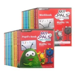 正版MC新加坡小学数学教材英文版 My pals are here Maths 1A1B2A2B3A3B4A 新加坡思维训练 练习册奥数 新加坡数学建模
