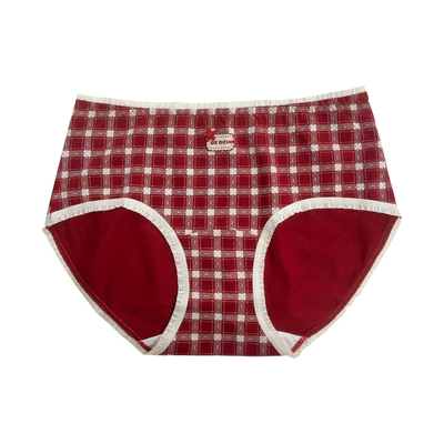 绝美纯欲高颜值纯棉女士红色内裤