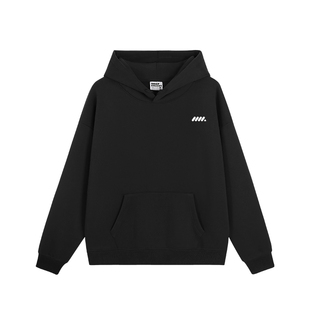 韩系休闲慵懒风花灰色连帽卫衣女2026新款高级感宽松简约帽衫外套