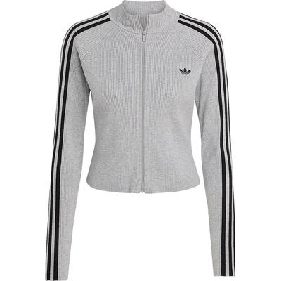 Adidas/阿迪达斯官方正品2025女士修身针织轻质夹克外套JZ0886