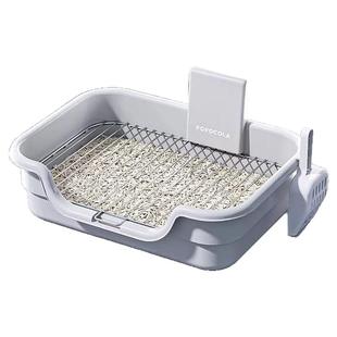 狗狗厕所小型犬专用尿盆防踩屎便盆不锈钢小狗用大小便器狗砂盆