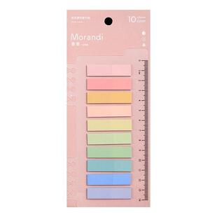 色便利贴索引标签贴纸可撕防水小清新做笔记号创意指示荧光标记贴学生用活页索引贴分类备注便贴记事历史