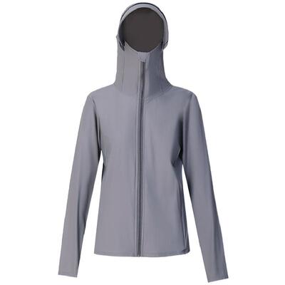 原纱冰丝可拆卸双层大帽檐防晒衣