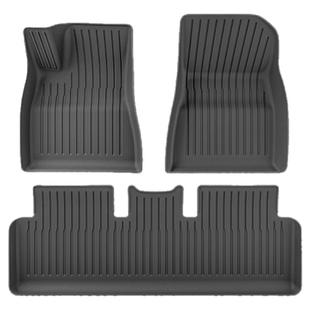 2025焕新版特斯拉Model 3脚垫全包围TPE地垫新款后备箱垫车内改装