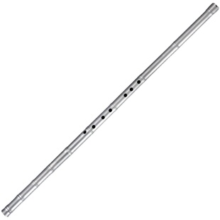 钛合金箫长萧91厘米纯钛加厚加长竹节款专业演奏精制一节8孔竹箫