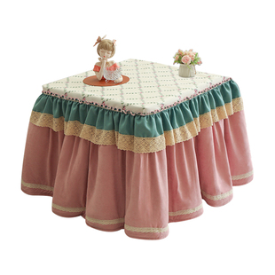 正方形加厚烤火被子家用冬季烤火桌子套罩取暖桌麻将桌电烤炉罩套