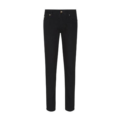 阿玛尼男士低腰修身复古牛仔裤