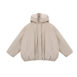 PISELLI史豌豆女童2025新款冬季杜邦三防羽绒服儿童翻领保暖外套