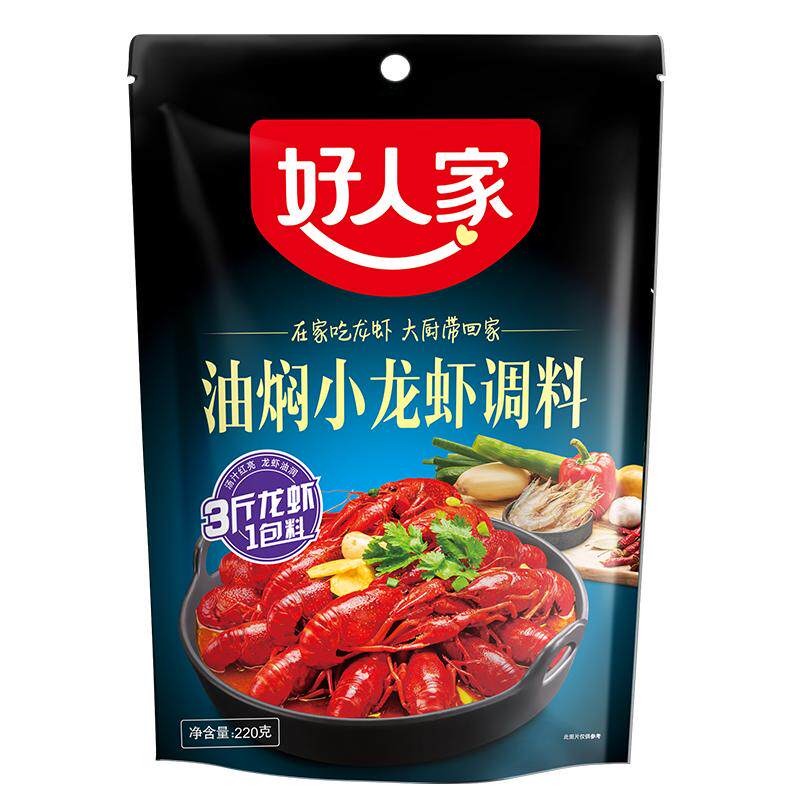 好人家爆香油焖小龙虾调味料300g