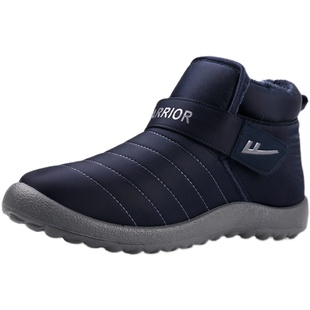 回力棉鞋男老人防滑加绒加厚男鞋冬季爸爸老年人保暖鞋男士雪地靴