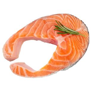 三文鱼排中段挪威进口大西洋鲑轮切三文鱼扒原装整切新鲜冰鲜冷冻