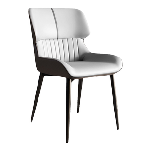 餐椅家用简约现代餐桌椅轻奢高级感酒店椅餐厅吃饭椅软包靠背凳子