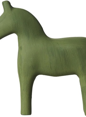 北欧风文艺木马摆件创意客厅玄关