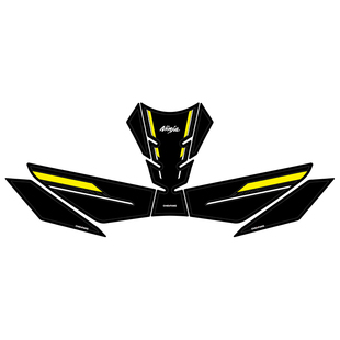 适用于川崎忍者NINJA500油箱贴忍者400橡胶贴膜防滑贴纸改装配件