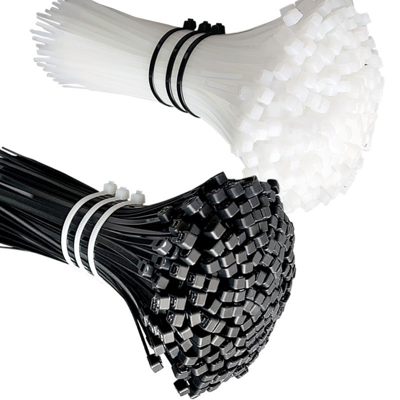 5*300国标尼龙扎带塑料黑白色高强度捆绑带冬季拉紧扣固定带批发