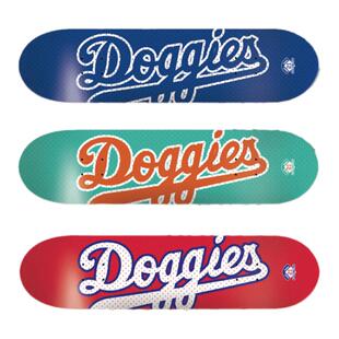 Doggies初学者成人青年专业双翘滑板 整板/板面-送砂-轻薄弹-棒球