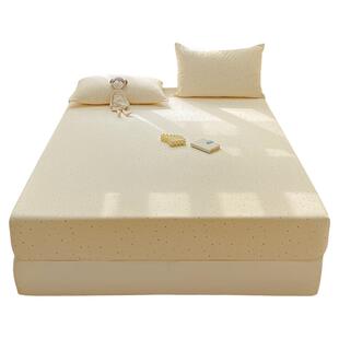 a类双层纱床笠单件2025新款加厚全包隔脏席梦思床垫保护罩三件套3