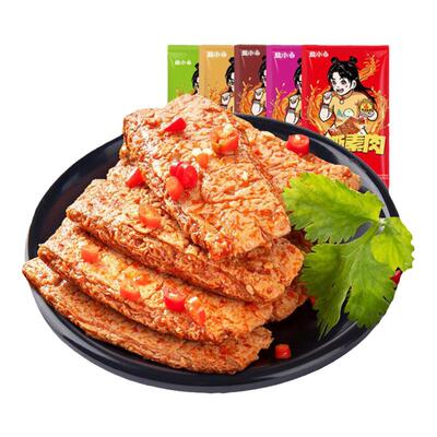 盐津铺子手撕素肉素牛排