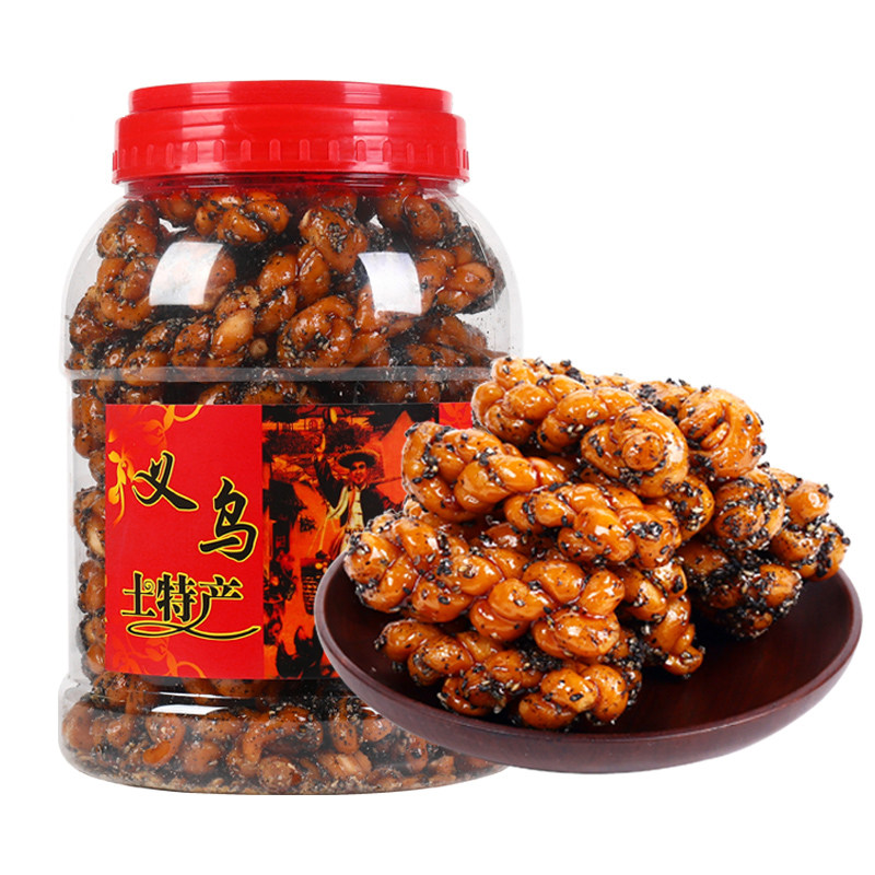 义乌特产黑芝麻红糖麻花手工正宗浙江金华小吃零食独立单独小包装