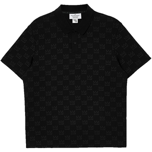 杰克琼斯男装BSQ联名秋季新款潮流T恤舒适纯棉翻海鸥领polo衫短袖