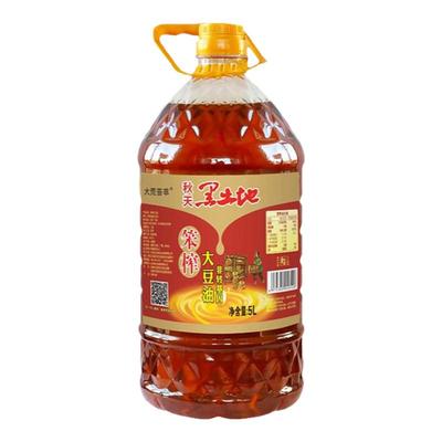 东北笨榨大豆油非转基因物理压榨