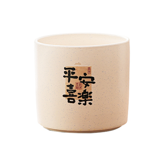 中式花盆陶瓷圆筒形蝴蝶兰专用盆家居室内客厅办公室桌面绿植盆栽